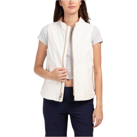 PETER MILLAR Full Zip Reversible Sherpa Vest - Picture 1 of 2
